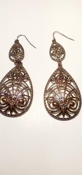 Vintage inspired long earrings