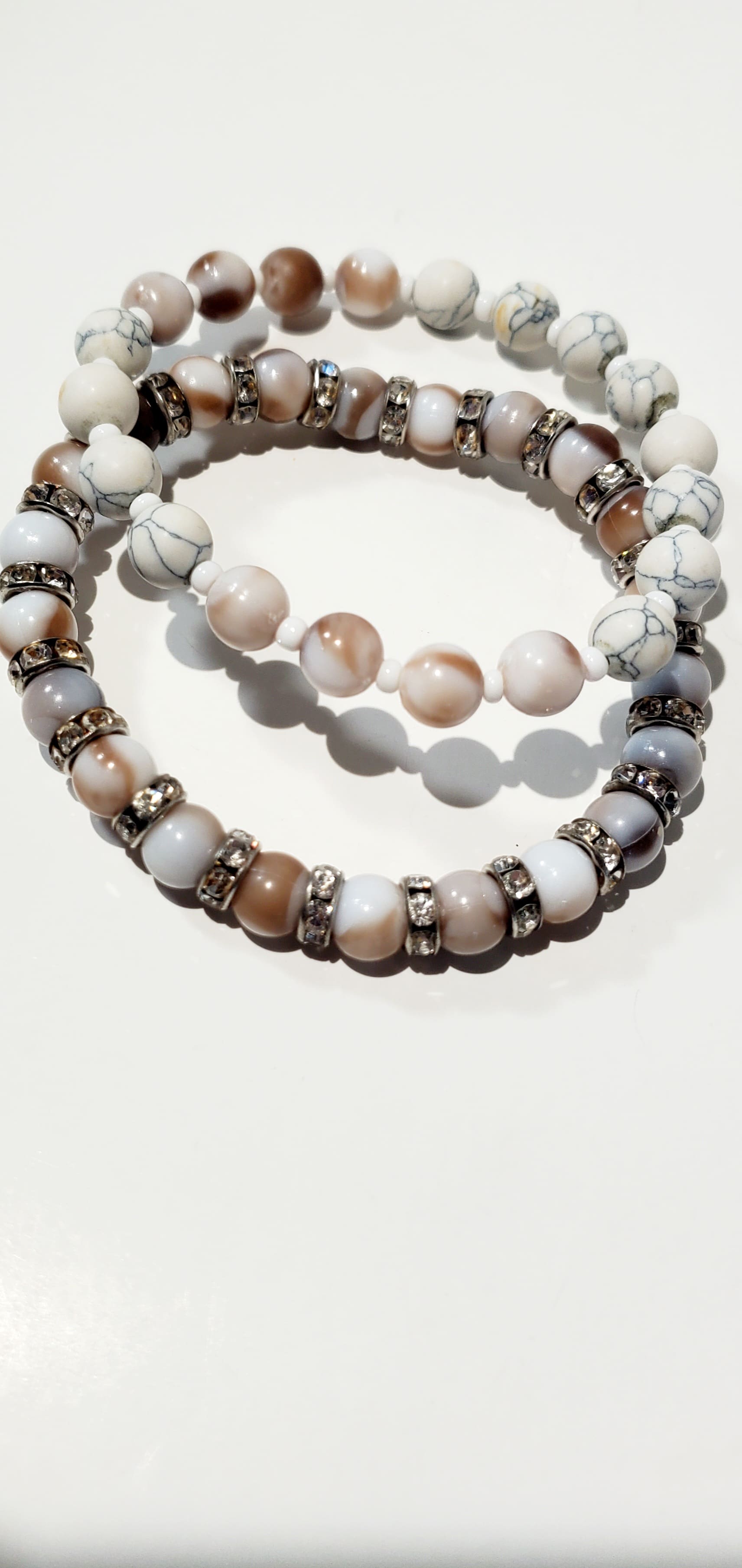 Muted Marble Colored Bracelet Set