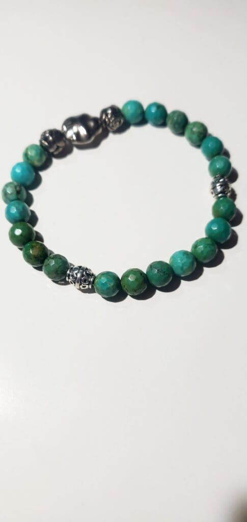 Vibrant blue and green bracelet