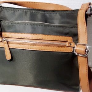 Deep hunters green messenger bag