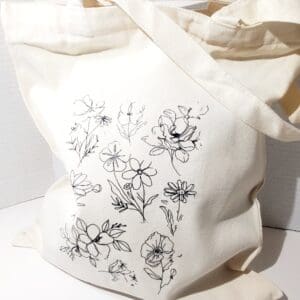 Cream Tote bag