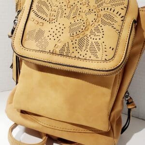 Warm yellow mini backpack